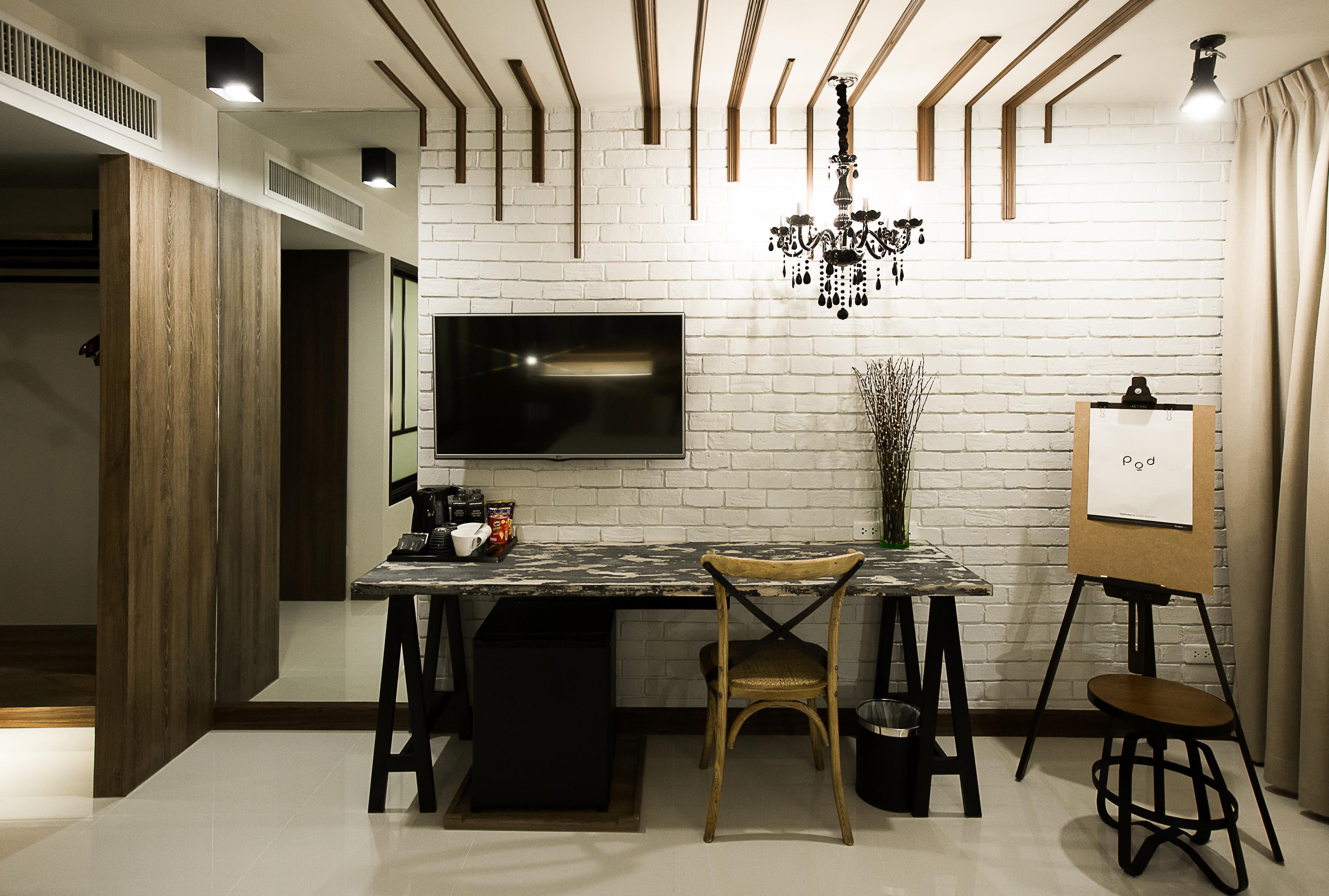 Art Mai Gallery Nimman Hotel Чиангмай Экстерьер фото A 3D interior design of a dining room